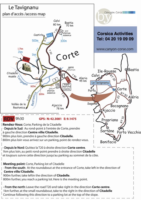 The Tavignanu Canyon