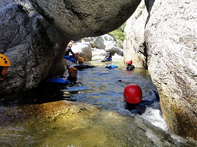 Children in the Vecchio caves