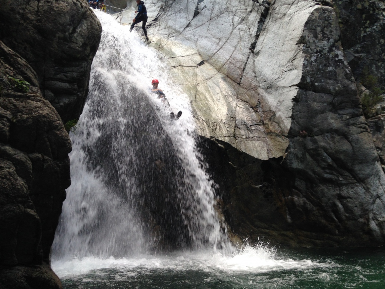 Impressive Toboggan in the Verghellu Canyon